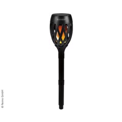 CARBEST LED Flammelampe, med flammeeffekt og solceller.